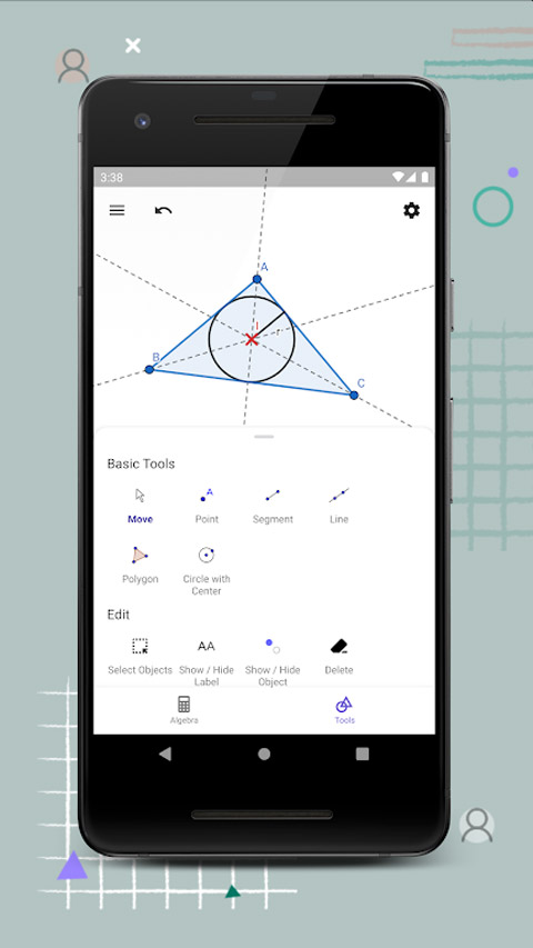 Geometry 中三角形内切圆与角平分线构造